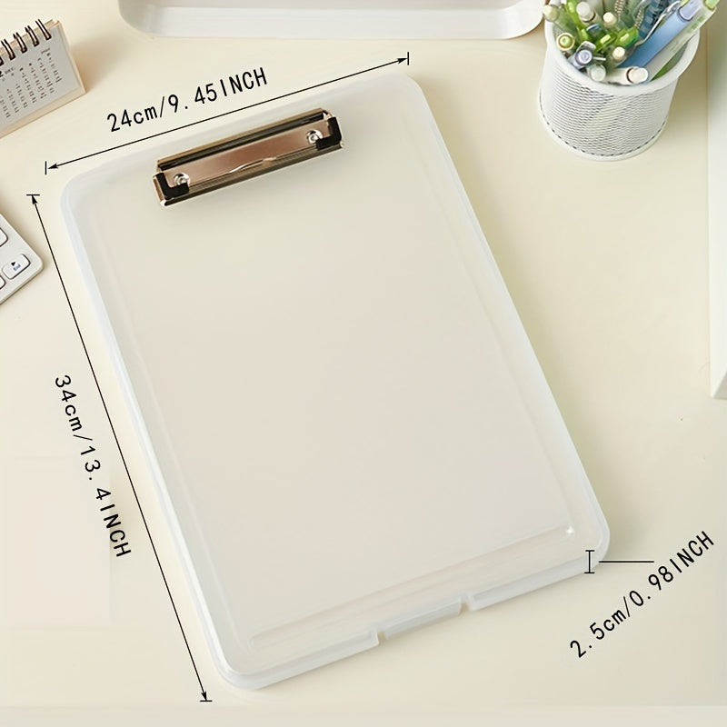 A4 File Storage Clipboard With Pen Slot