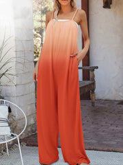 Boho Gradient Cami Jumpsuit Wide Leg Sleeveless