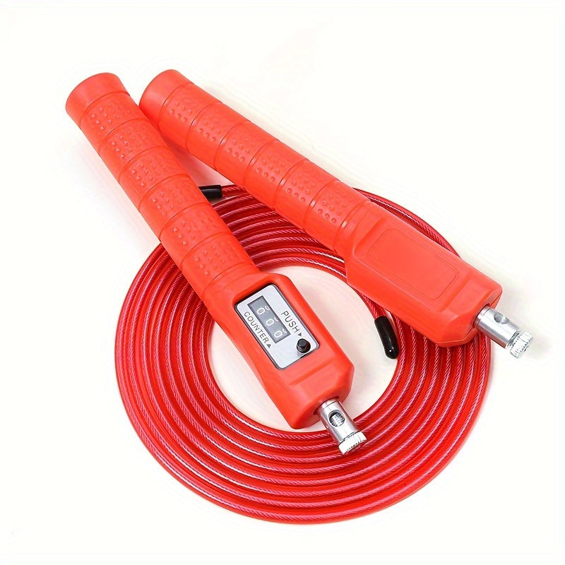 Adjustable Steel Wire Skipping Rope for Fitness Exercise