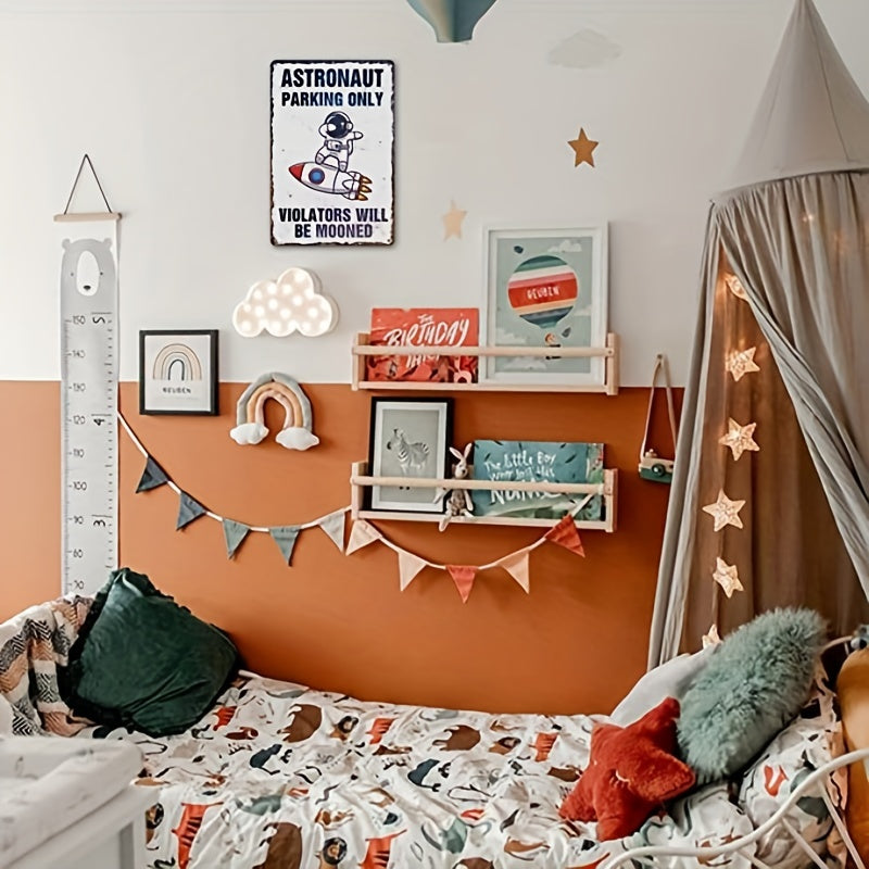 Astronaut Wall Decor for Kids Space Themed Bedroom