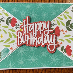 1pc Happy Birthday Metal Cutting Dies Stencil Scrapbook Album