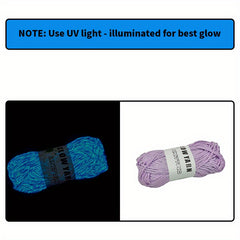Glow In The Dark Yarn Luminous Cotton Yarn Soft Yarn For DIY Knitting
