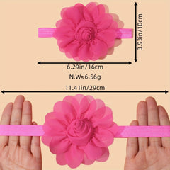 Chiffon Flower Baby Headband Newborn Infant Hair Band
