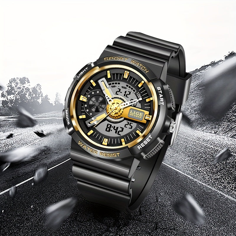 LIGE Kids & Teens Multifunctional Waterproof Watch