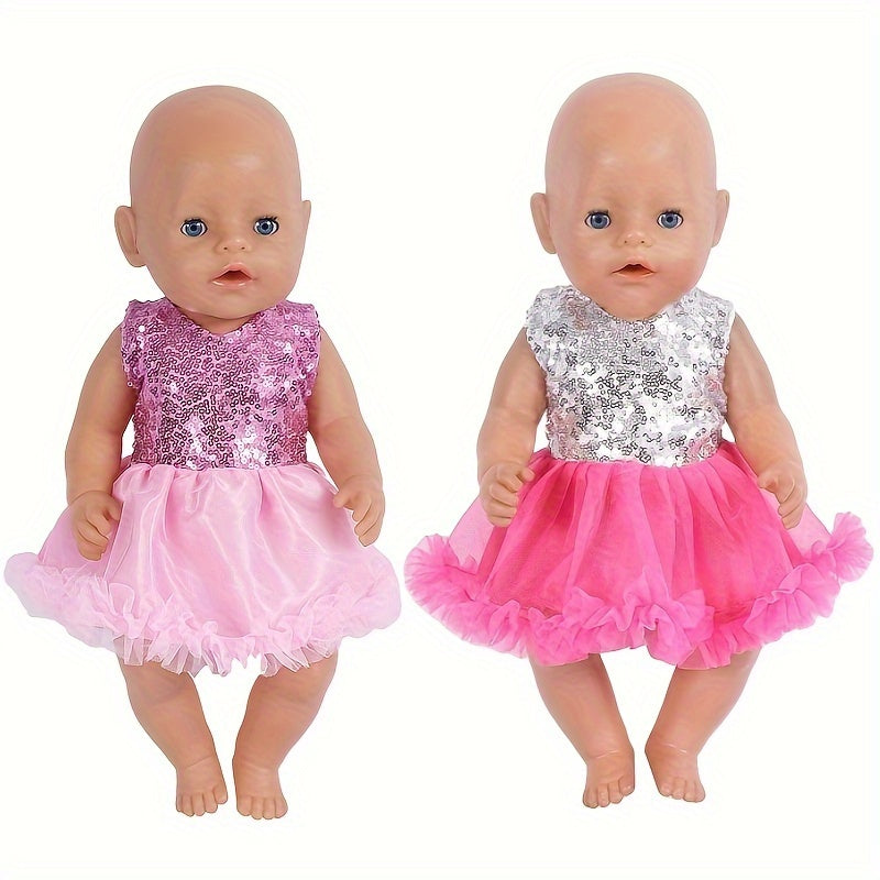 Sequin Dress Doll Clothes for 17-18 Inch Dolls