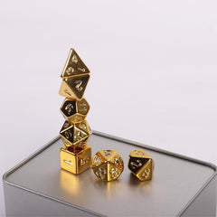 7pcs Metal Polyhedral Dice Set for Board Game