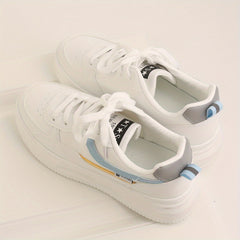 Women's Lace Up Board Shoes Lightweight Casual Sports Shoes