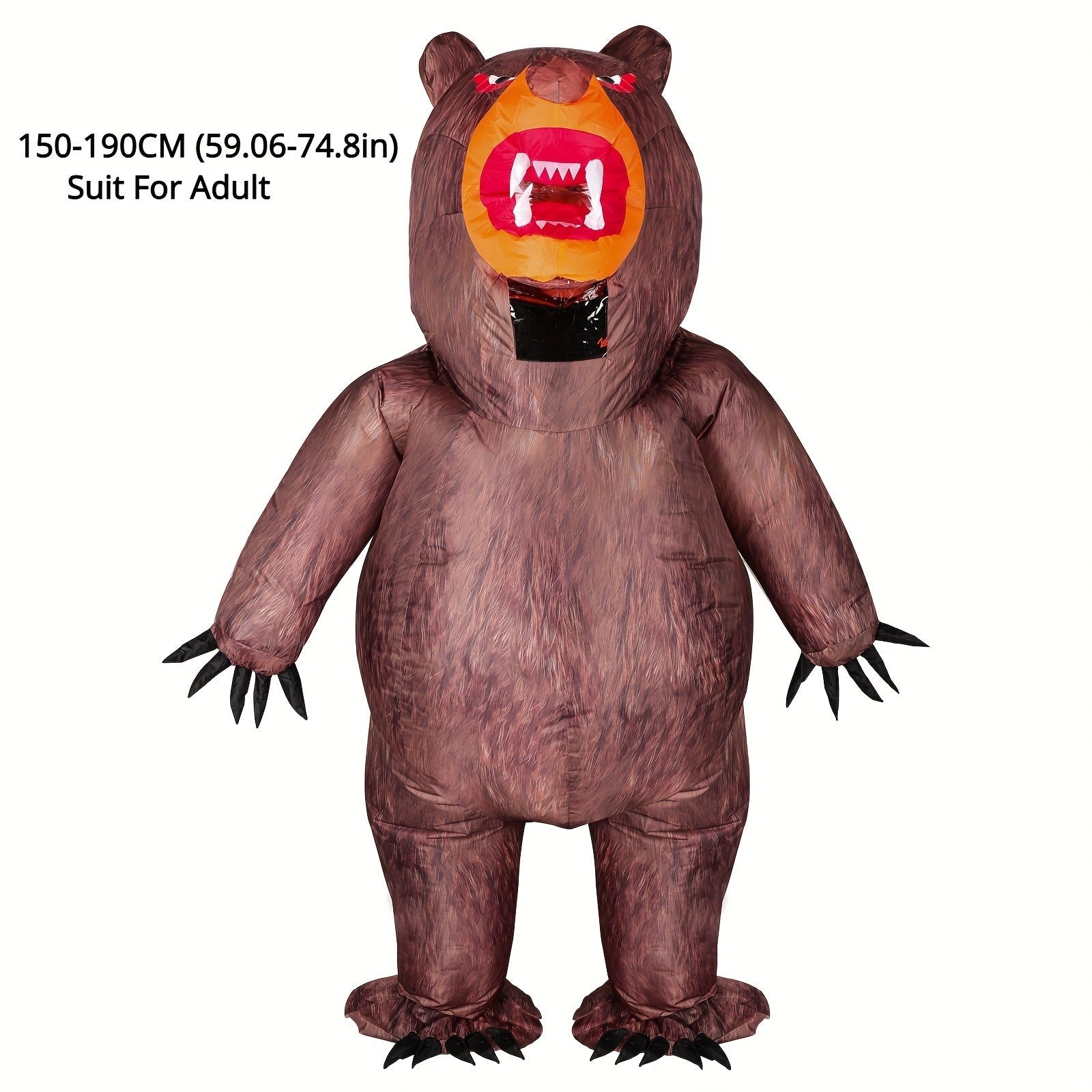 Funny Bear Inflatable Costume Blow Up Animal Halloween Costume