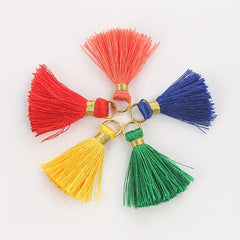 10pcs 25mm Leather Tassels Fringe Trim Sewing Curtains Accessories DIY