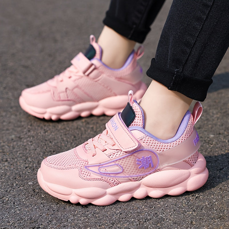Girls Casual Low Top Sneakers Breathable Running Shoes