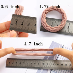 20 Hair Ties For Thick Hair Ponytail Holders Non Slip for Women Girls Curly