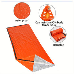 3pcs Emergency Sleeping Bags Heat Insulation Warm Sleeping Bag