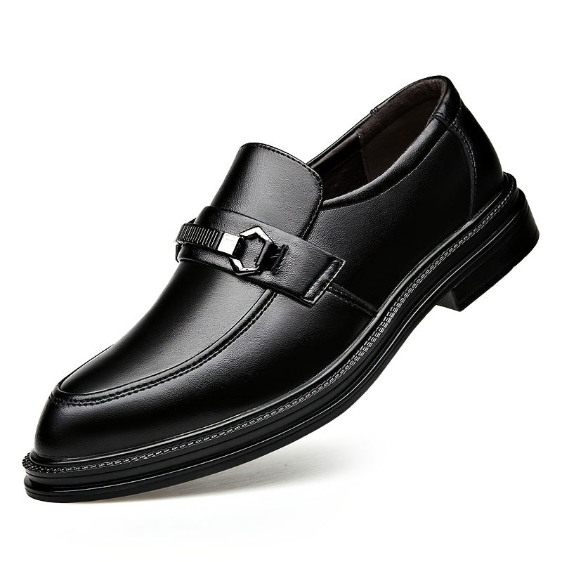 Men Pointed Toe Oxford Shoes Slip On Dress Shoes