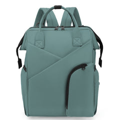 Teal Diaper Backpack Lightweight Large Capacity Mom Bag with Pockets
