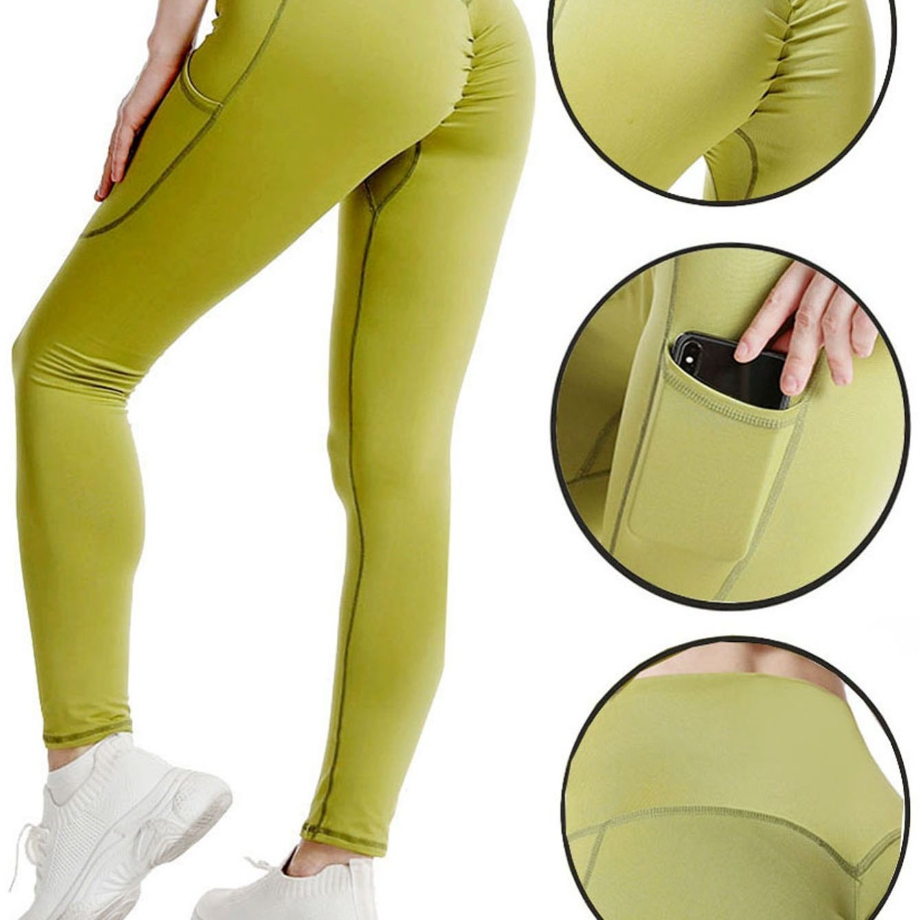 Seamless Yoga Leggings High Waist Stretch Fitness Leggings