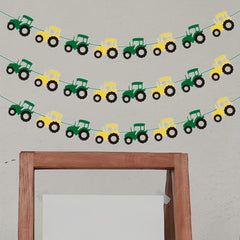 Tractor Felt Banner Party Decoration Birthday Party Supplies