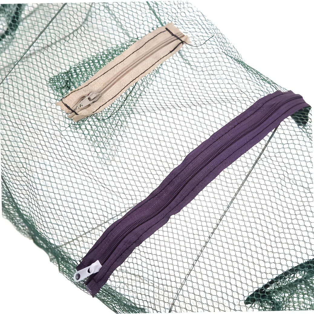 Foldable Fishing Bait Trap Catcher with Portable Cast Net 8.2x17.7 inches