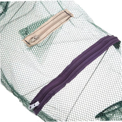 Foldable Fishing Bait Trap Catcher with Portable Cast Net 8.2x17.7 inches