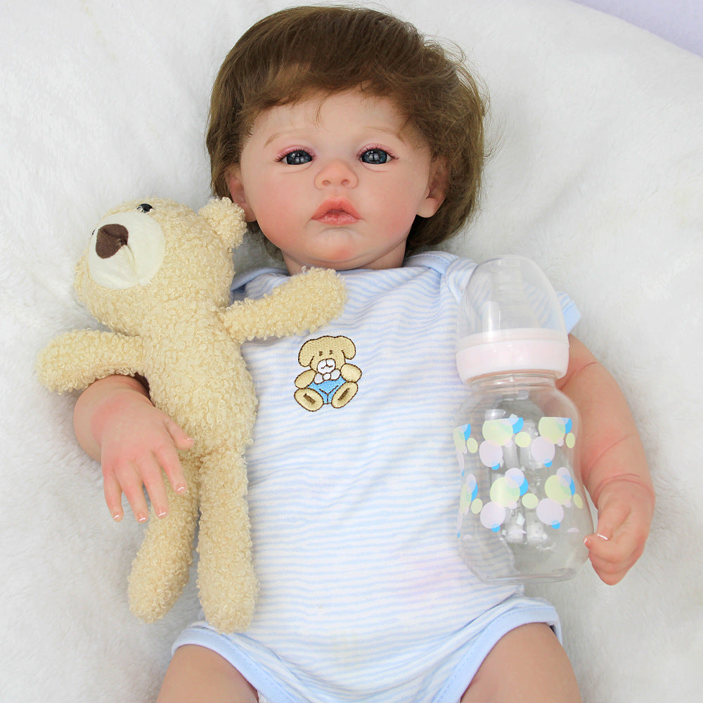 18-Inch Realistic Soft Body Reborn Baby Doll for Kids - Christmas Gift