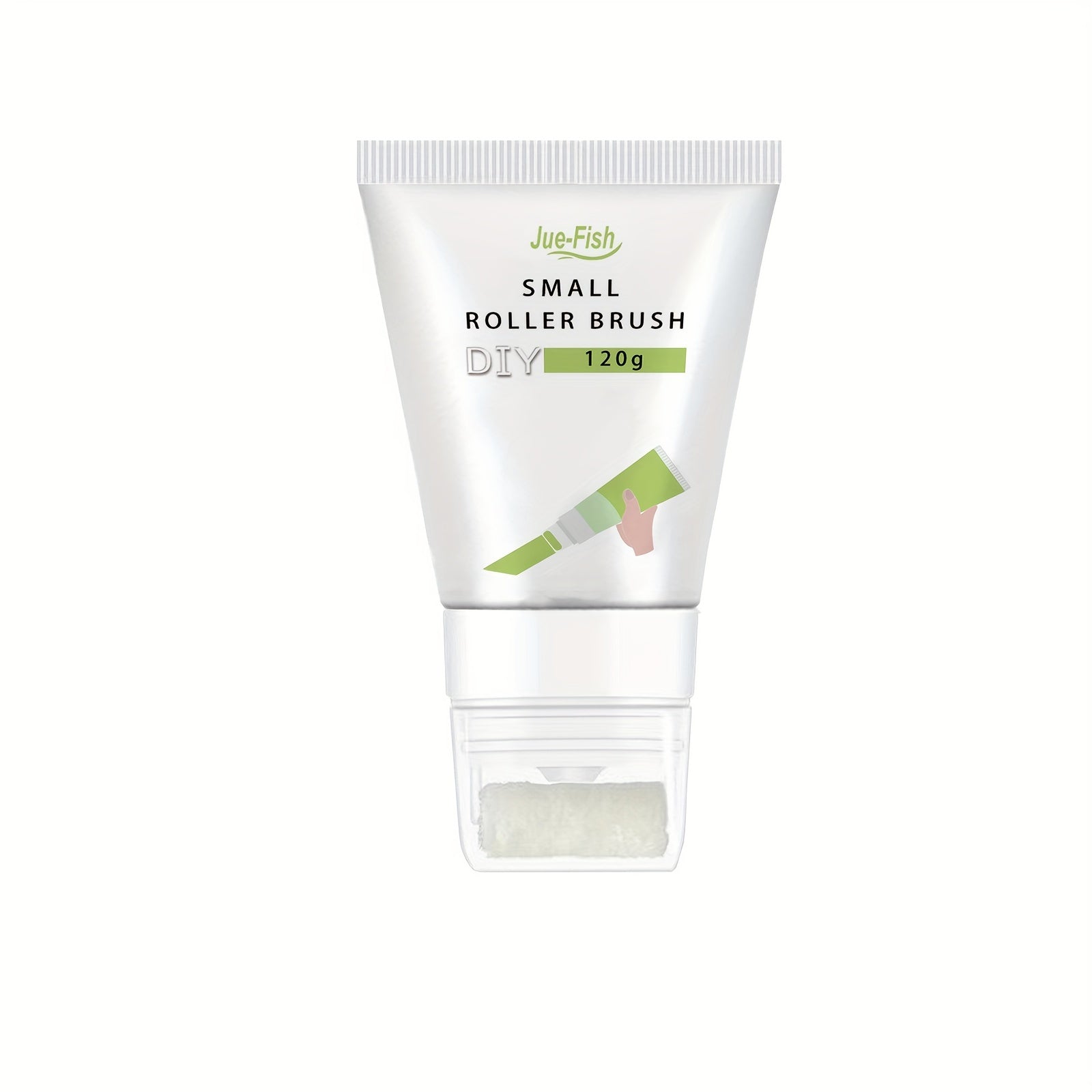 Small Rolling Brush Wall Repair Cream + Scraper - Quick Drying Patch