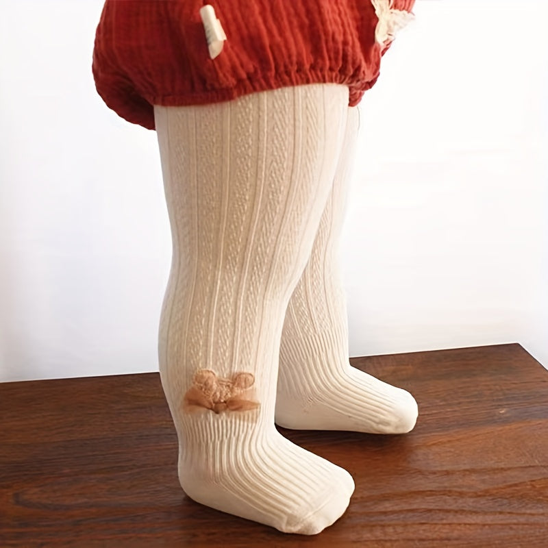 Soft Knitted Pantyhose for Toddler Girls