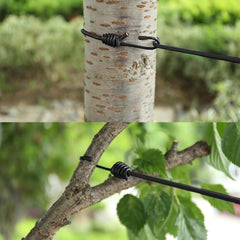 Adjustable Portable Travel Clothesline with 12 Clips