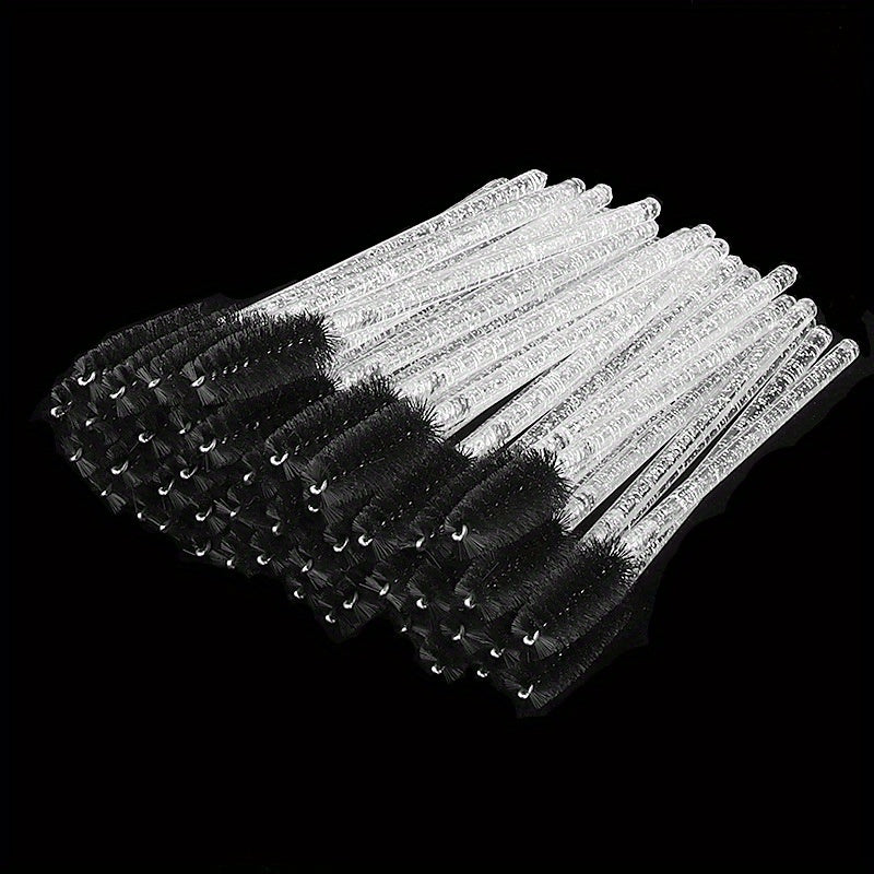 25 Pcs Spoolies Mascara Eyelash Wands Brush For Eyelash Extension