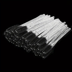 25 Pcs Spoolies Mascara Eyelash Wands Brush For Eyelash Extension