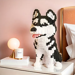 Husky 3D Puzzle Toy Building Blocks for Kids & Adults - Great Gift!
