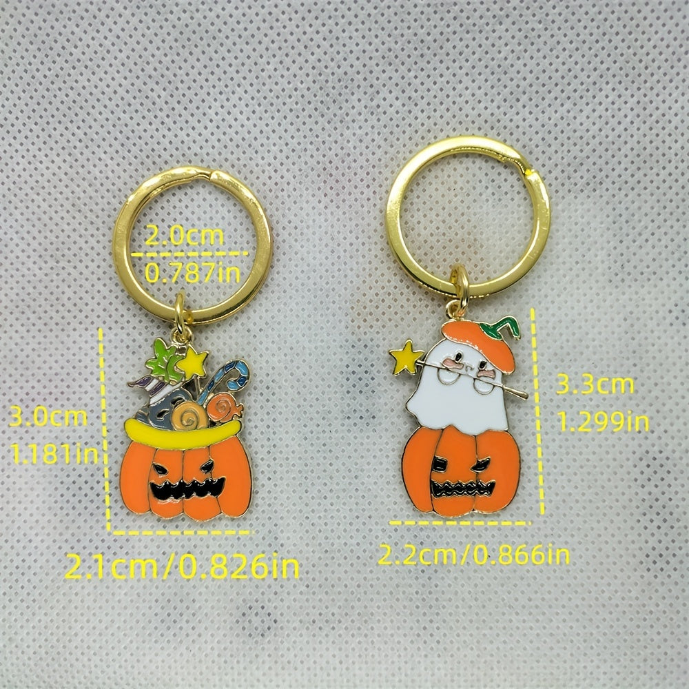 Cartoon Pumpkin Ghost Keychain Bag Pendant Charm Party Gift