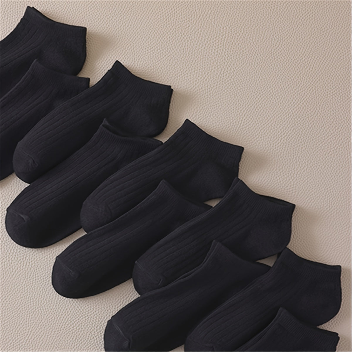 10 Pairs Solid Low Cut Ankle Socks Women's Stockings