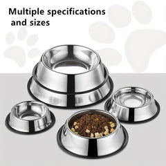 Stainless Steel Anti Slip Dog Bowl for Water and Food