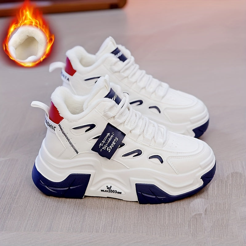Women's Chunky Sneakers Warm Sport Shoes
