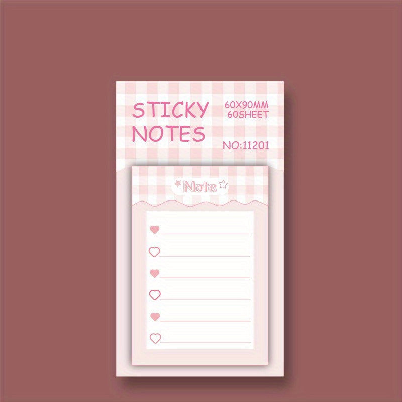Cartoon Student Memo Notebook with Sticker