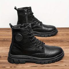 Men's Lace up Ankle Boots Casual Walking Shoes