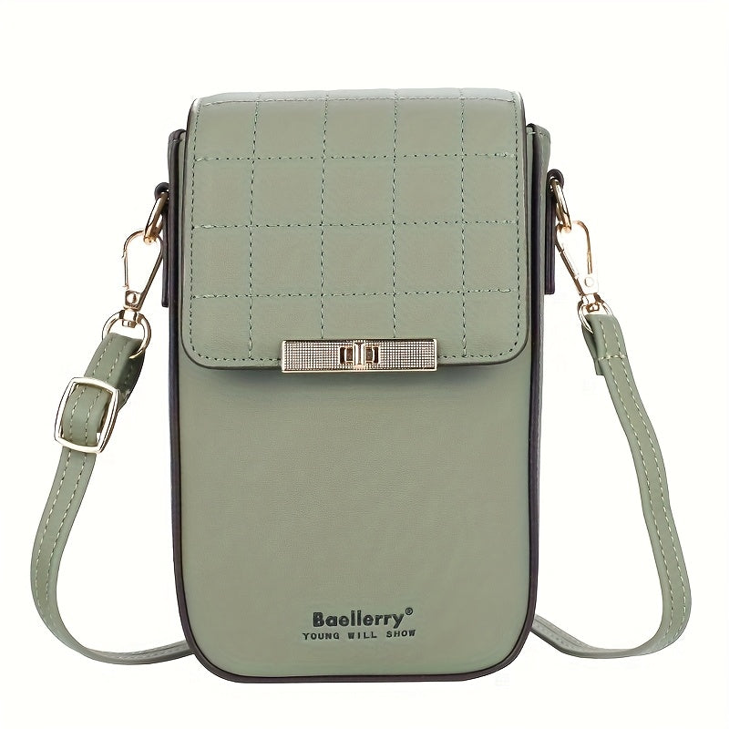 Fashionable Style Slot Compact Crossbody Women's Wallet Evening Party Ladies' Pu