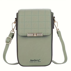 Fashionable Style Slot Compact Crossbody Women's Wallet Evening Party Ladies' Pu