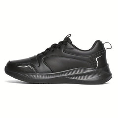 Women's Solid Platform Sneakers Lace Up Outdoor Shoes