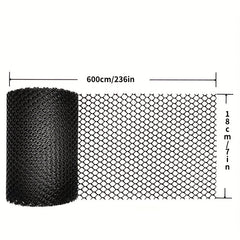 Gutter Protection Net Leaf Retaining Plastic Fence Sewer Blockage