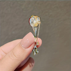 Funny Balloon Frog Brooches Colorful Balloons Pin Travel Gift