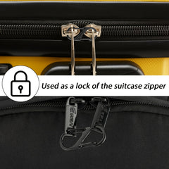 6pcs Carabiner Buckle Clip Snap Hook Keychain For Outdoor Sports