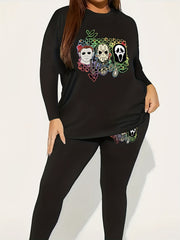 Women's Halloween Graphic Print Set