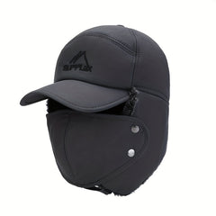 Fleece Balaclava Cap for 55-88cm Head Circumference, Face Cover, Detachable Cap