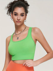 Quick Dry Shockproof Sports Bra Yoga Crop Top