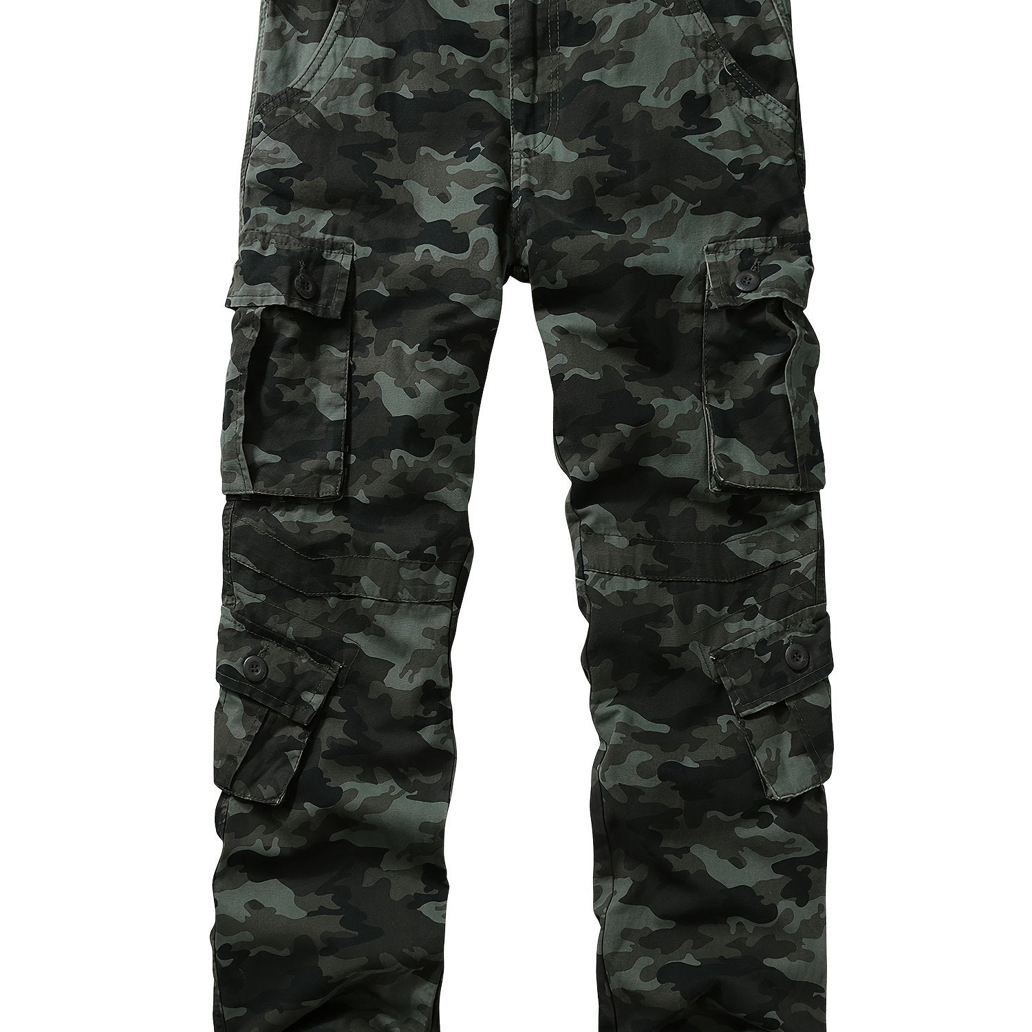 Camouflage Drawstring Cargo Pants Men's Joggers Outdoor