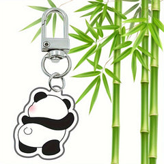 Chinese Style Panda Keychain Pendant Backpack