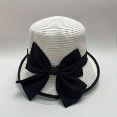 Rolled Brim Straw Hat Sunscreen Basin Hat UV Protection Summer Sun Hats
