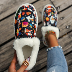 Women's Christmas Snow Boots with Plush Comfort and Warmth
