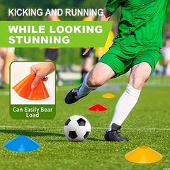 10pcs Soccer Ball Training Disc Agility Speed Equipment