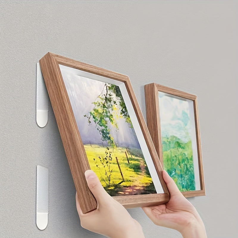 8pcs Seamless Adhesive Buckle Photo Frame Wall Picture Frame High Adhesive Hook